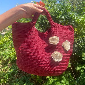 Handmade crochet bag