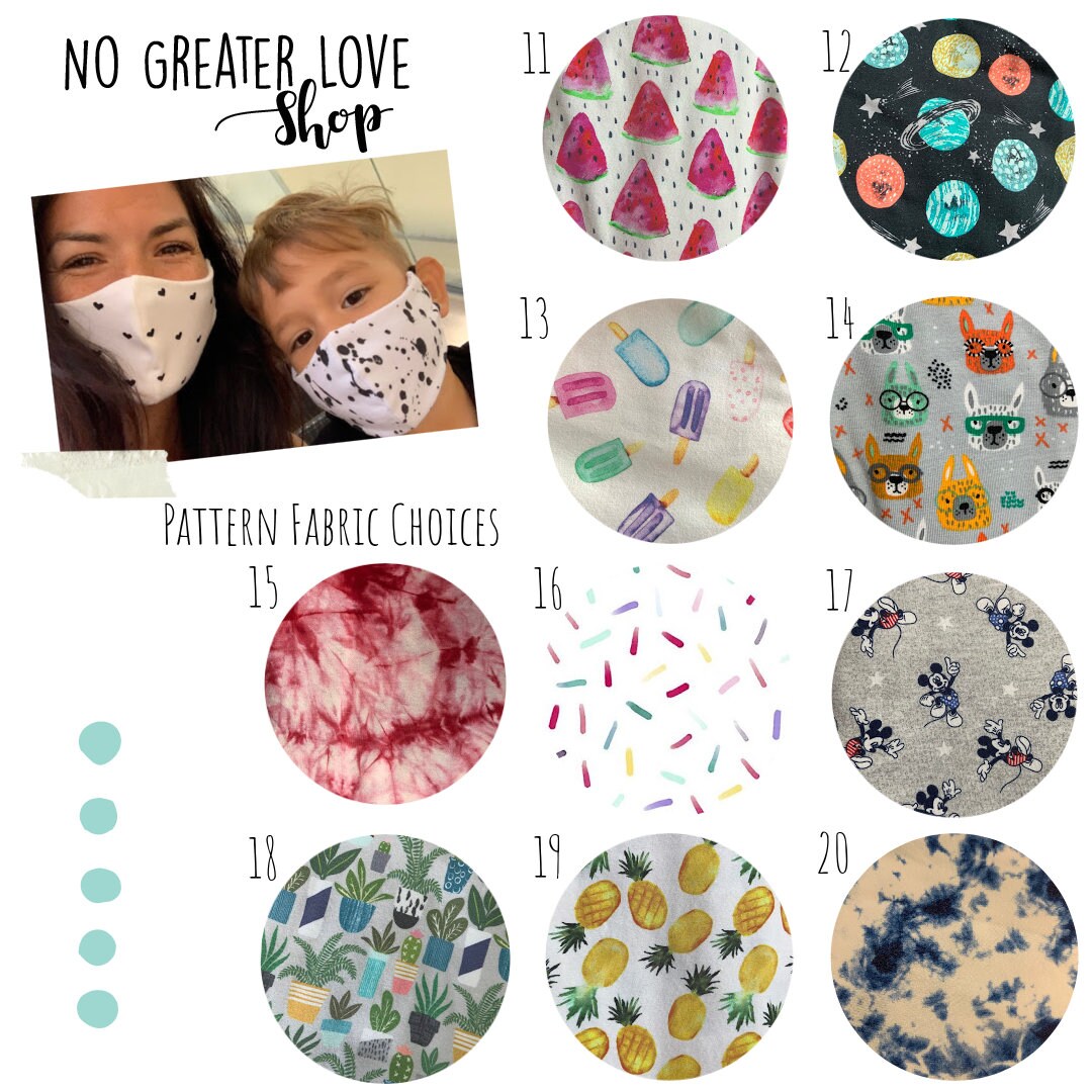 Bestselling Knit Fabric Face Mask Fitted Face Mask Solid & Etsy