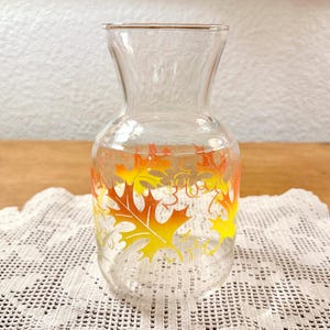 Vintage Federal Glass Handi-Serv Juice Carafe Decanter Pitcher - 1960s MCM MidMod