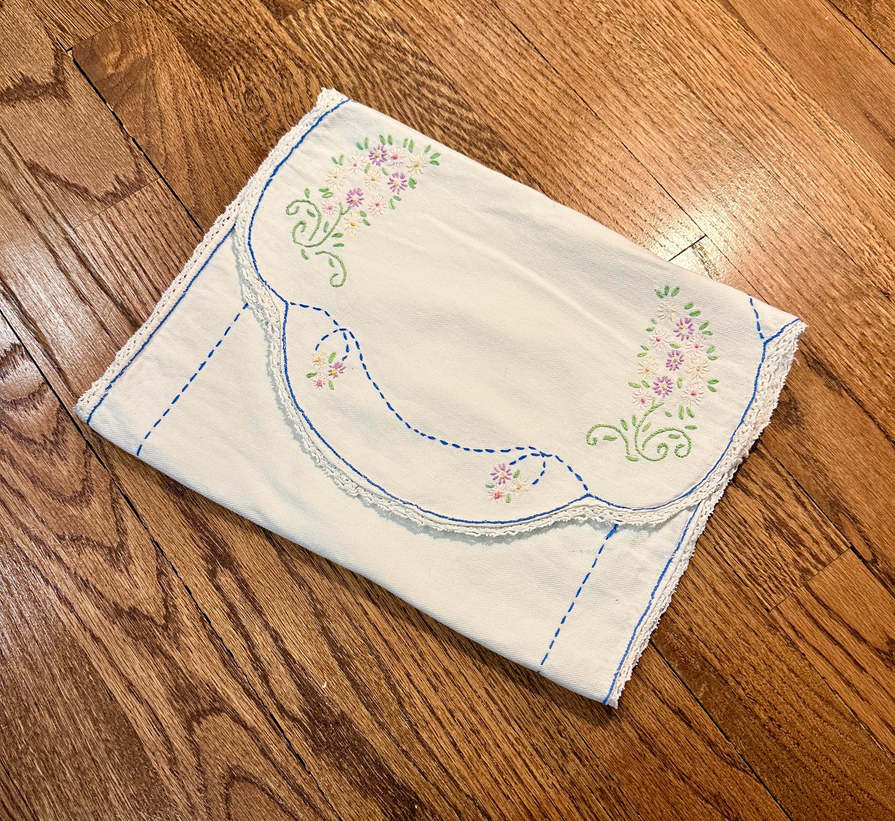 Embroidery Dresser Scarf