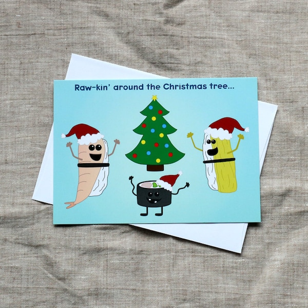 Christmas Food Pun Etsy