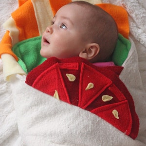 taco swaddle blanket