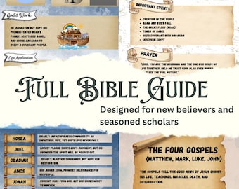 Complete Bible Study Guide | Book-by-Book Summary & Key Verses