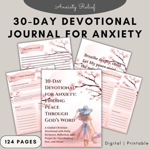 30-Day Christian Devotional Journal: Daily Encouragement, Prayer & Bible Reflections