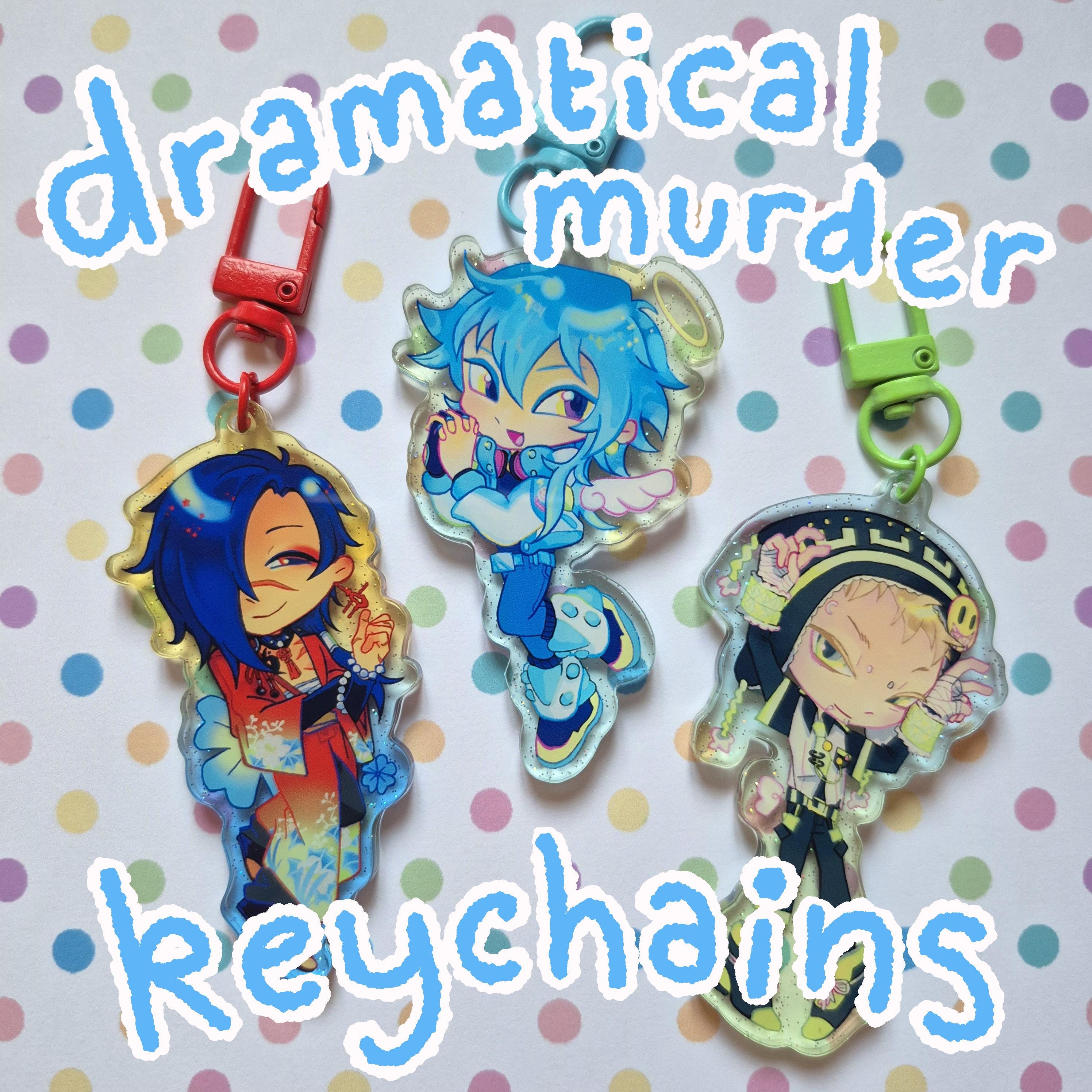 Dramatical Murder Acrylic Glitter Keychain - Etsy