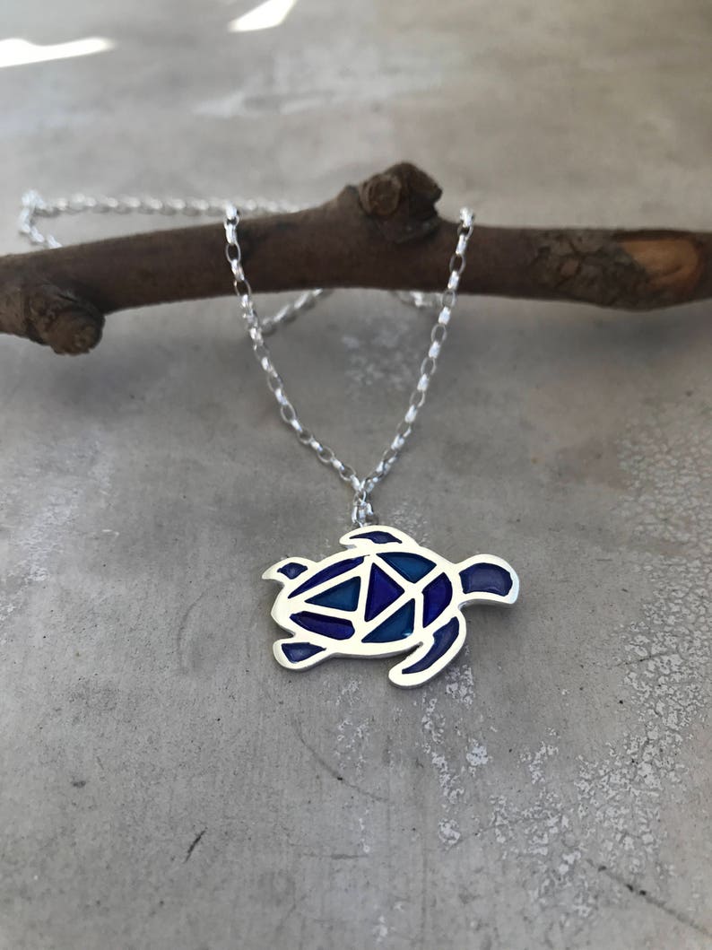 Dije tortuga marina colgante tortuga plata tortuga | Etsy
