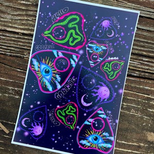 Ouija Planchette Print: Halloween Collection 2025
