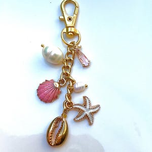 Beach Charm Keychain