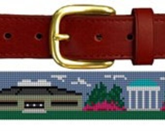 unc needlepoint belt