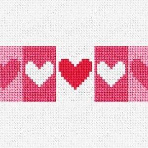 Valentine Needlepoint Key Fob DIY Kit