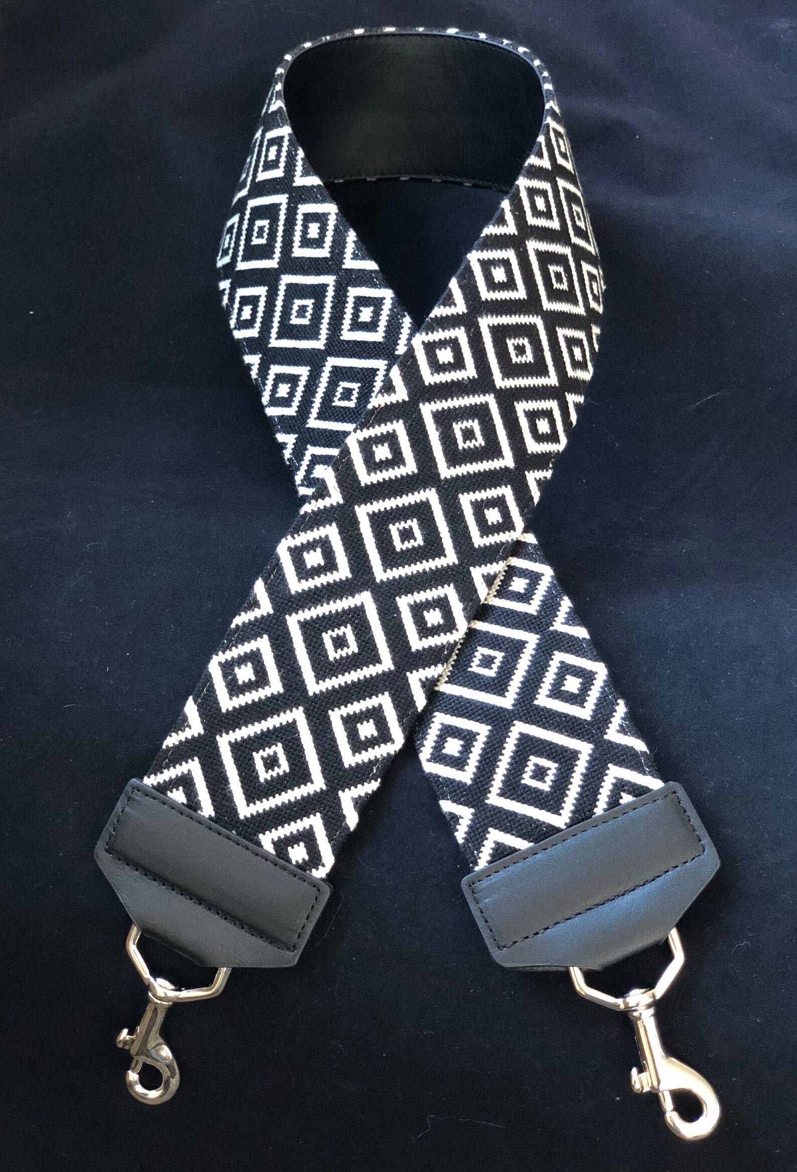 Colette Finished Needlepoint Guitar Strap Purse Strap Etsy