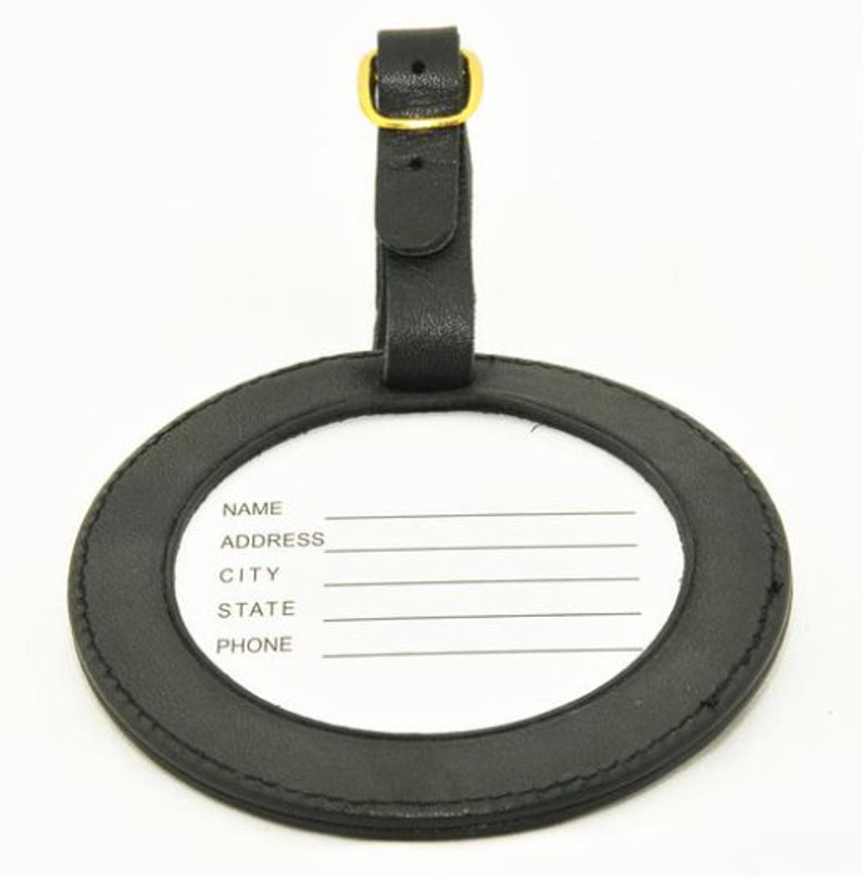 Needlepoint Leather Identification Tag Self Finishing Kit With Etsy