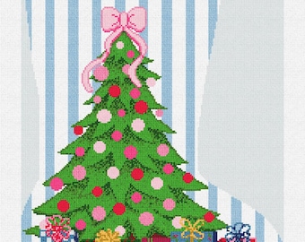 Nadelstreifen Urlaub Weihnachtsstrumpf Nadelspitze DIY Kit