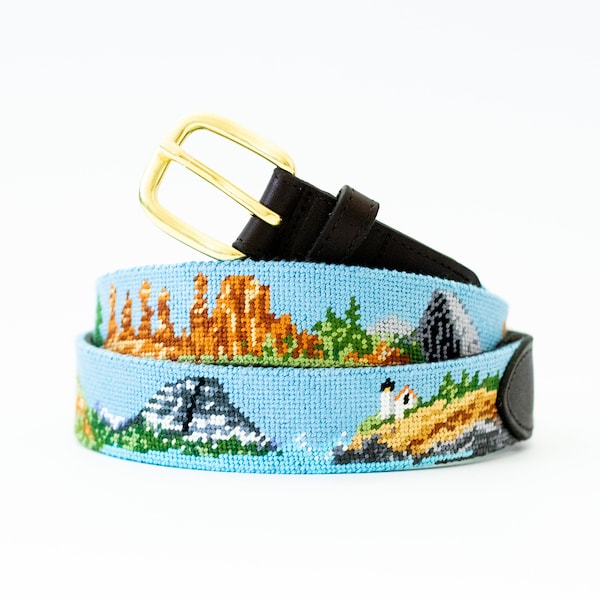 Needlepoint Belt Etsy