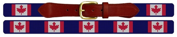 Washington Flag Needlepoint Belt DIY Canvas