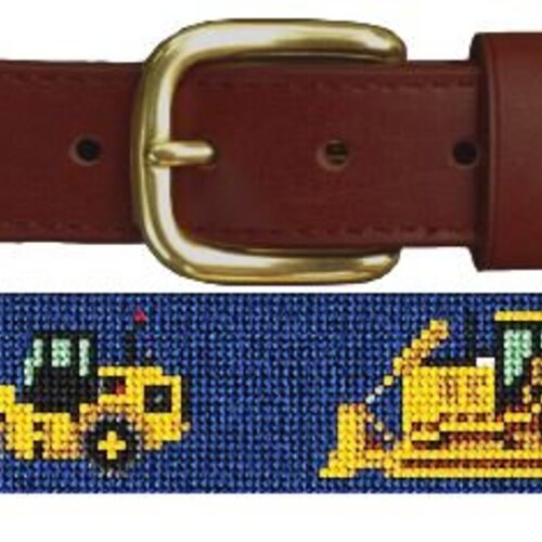 Lobster Needlepoint Belt Finished Etsy
