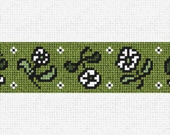 Spanish Moss Needlepoint Key Fob DIY Kit