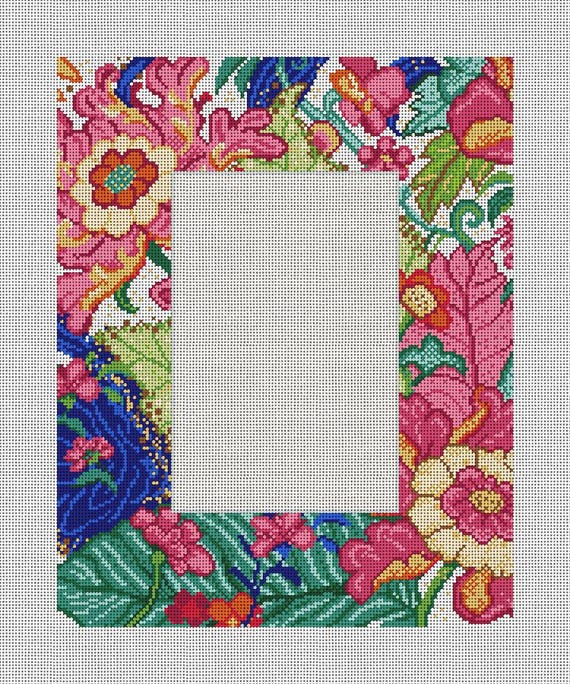 tobacco leaf needlepoint canvas Ginger Jar Tobacco Leaf Stocking