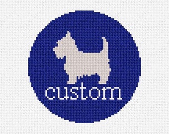 Custom Needlepoint Christmas Ornament DIY Kit