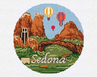 Sedona Needlepoint Christmas Ornament DIY Kit