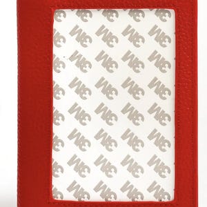 Needlepoint Self Finishing Leather Passport Cover -- accommodates a 3" x 4.5" needlepoint canvas (not included)
