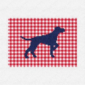 Kit de bricolaje para billetera con tarjeta de bordado de Gingham Lab
