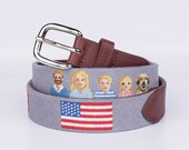 Custom Finished Needlepoint Belt - Etsy display picture 1