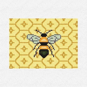 Garden Honey Bee Needlepoint Card Wallet DIY Kit