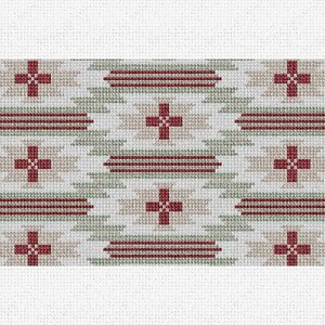 Kit faça você mesmo com carteira de agulha Spirit Line Garnet