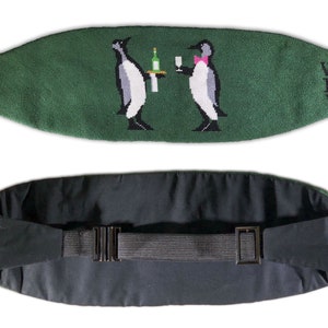 Needlepoint Cummerbund Fully Stitched and Finished Stock - Etsy