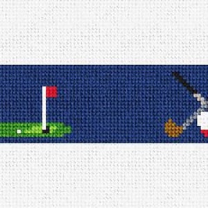 Work On That Golfswing-naaldpuntsleutelhanger DIY-set