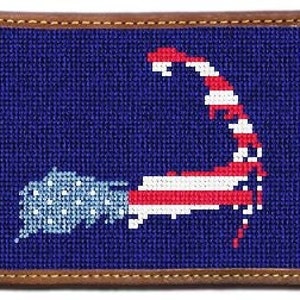 Portefeuille pour cartes Cape Cod, fini brodé