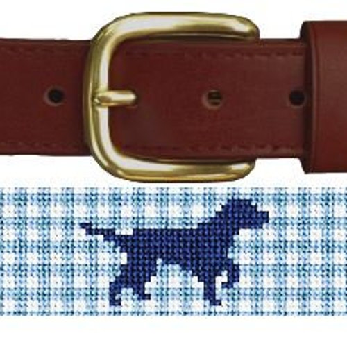 Golden Retriever Needlepoint Belt DIY Kit Etsy