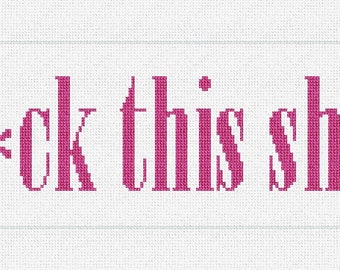 Just Say It Needlepoint DIY Kit