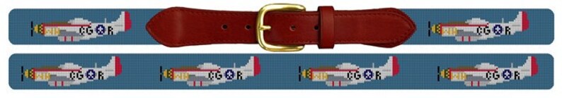 World War II Airplane Needlepoint Belt DIY Canvas