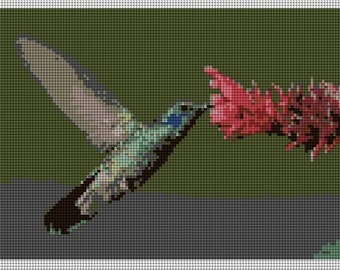 Hummingbird DIY Needlepoint Kit