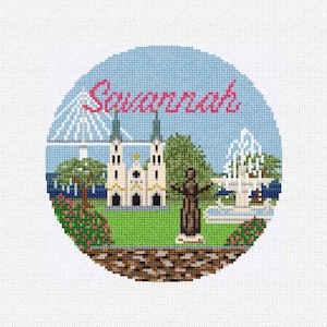 Kit de bricolaje para adornos navideños de punto de aguja Savannah