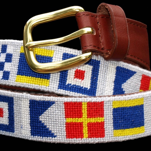 Nautical Flag Belt Etsy