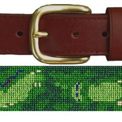 Augusta National Golf Course Needlepoint Belt DIY Kit Etsy