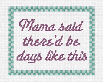 Days Like This Needlepoint DIY Kit