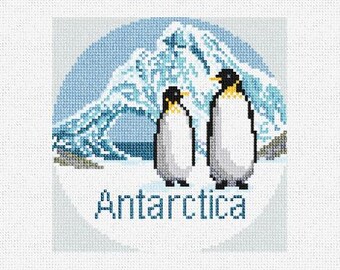 Antarctica Needlepoint Christmas Ornament DIY Kit