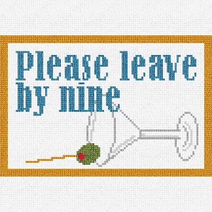 Please Leave Needlepoint DIY Kit