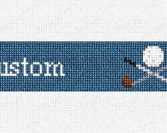 Custom Design Key Fob DIY Needlepoint Kit