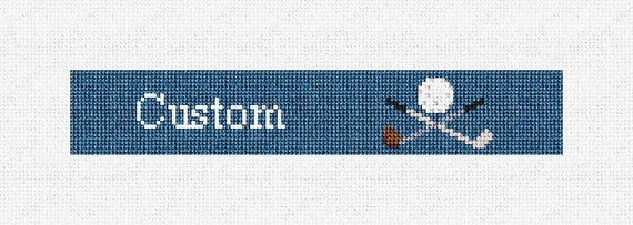 Custom Design Key Fob DIY Needlepoint Kit