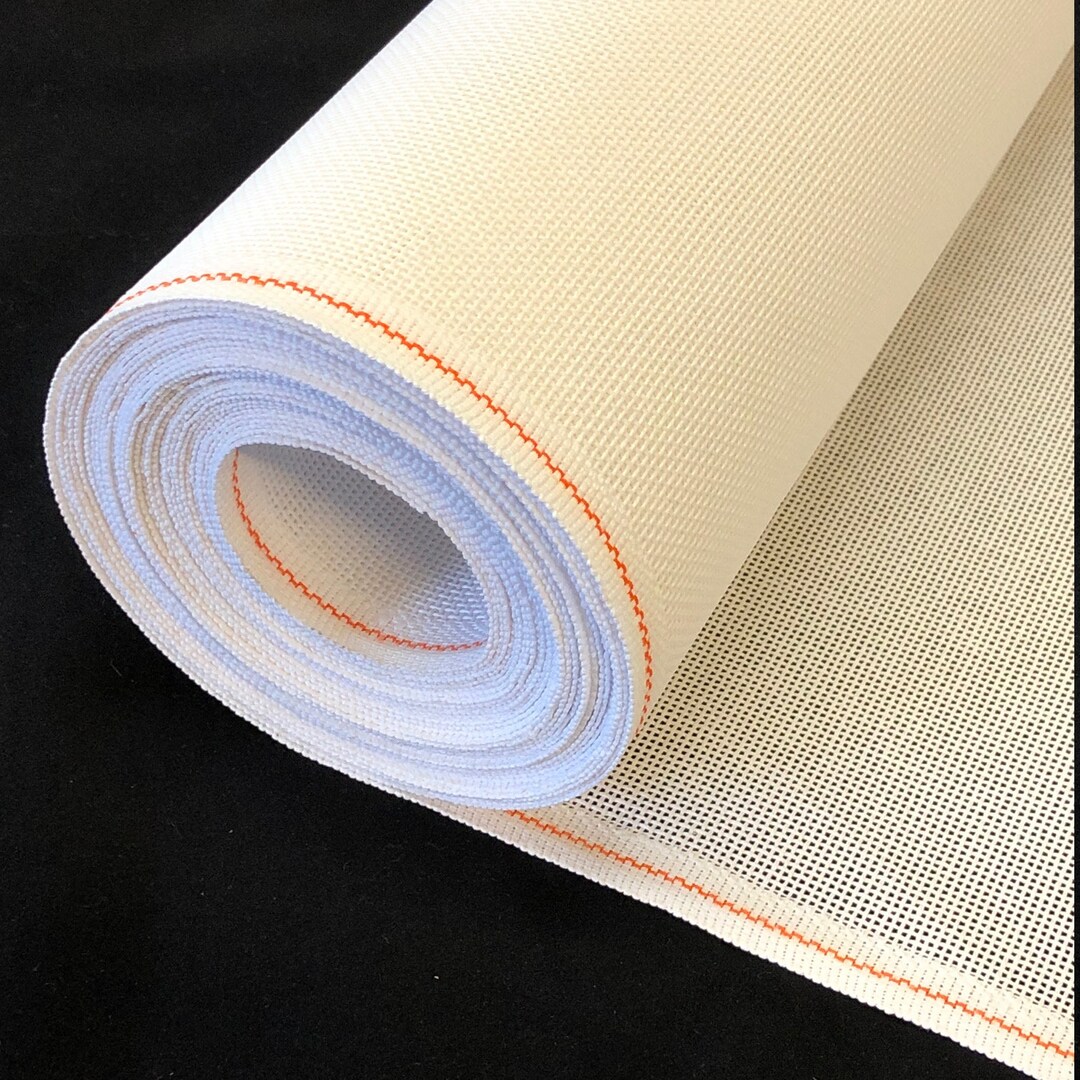 Zweigart Blank Needlepoint Canvas 40 X 36 one Yard Mono Deluxe Orange