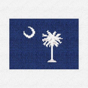 South Carolina Needlepoint Card Wallet DIY Kit