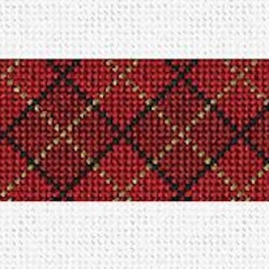 Classic Argyle Needlepoint Belt DIY Kit