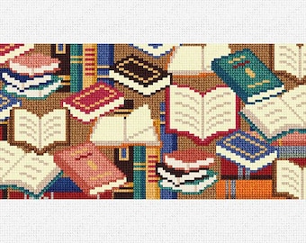 Bücherwurm Nadelspitzen Brillenetui DIY Kit