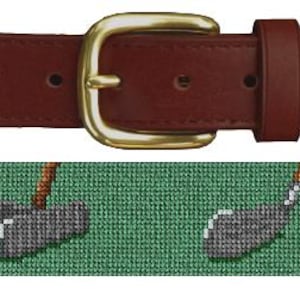 Putter Evolution Finished Needlepoint Belt