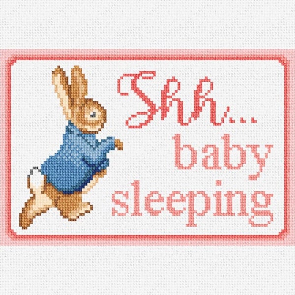 Baby is Sleeping Needlepoint Etsy